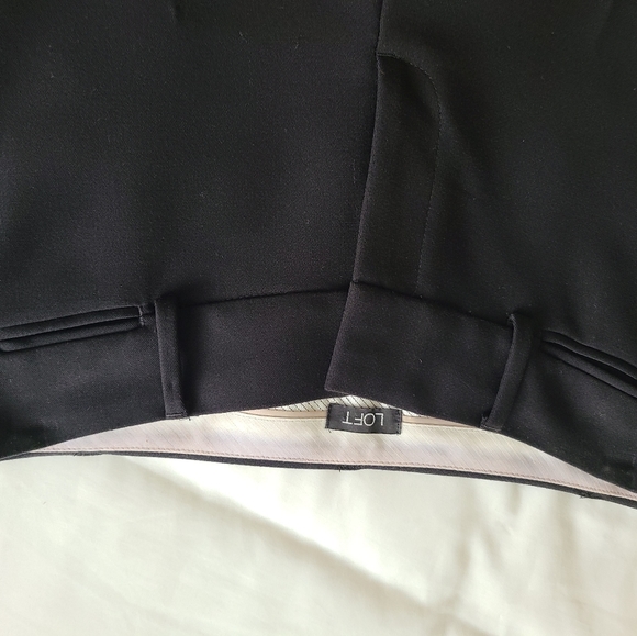 LOFT Black Slacks/Trousers - Picture 8 of 9
